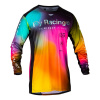 dres LITE LE LEGACY, FLY RACING (ružová/modrá, hi-vis) Veľkosť: M