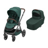 Maxi-Cosi Oxford kočík Essential Green + vanička Sense Twillic Green