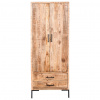 MID.YOU PREDSIEŇOVÝ NÁBYTOK, prírodná farba, čierna, 75/192/45 cm - Predsieňové zostavy & šatne - 002367015701