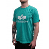 Alpha Industries Basic T Shirt Atomic Green tričko pánske Veľkosť: M, Farba: zelená
