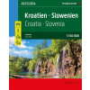 Chorvátsko - Slovinsko 1:150 000 - autoatlas