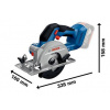 BOSCH Aku Okružní Pila GKS 18V-51, 06019M3120