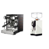 Rocket Espresso Appartamento TCA, black/copper + Eureka Mignon Perfetto, CR white