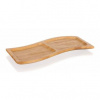 Banquet Podnos servírovací dělený Brillante Bamboo 28x13,5x1,6 cm
