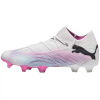 Pánske kopačky Future 7 Ultimate FG/AG M 107599 01 White with pink - Puma 42 bílá s růžovou