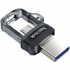 SanDisk Ultra Dual Drive M3/128GB/150MBps/USB 3.0/Micro USB + USB-A SDDD3-128G-G46