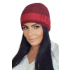 Kamea Červená elegantná dámska čiapka na zimu Kamea Megan, Veľkosť uni, Farba červená