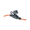 MFV-EM Poistkové púzdro nožových poistiek STANDARD NP-19mm T1-40A/32V-DC 6 mm2 K-20 cm (Elektromateriál ochrany FV systémov AKU/REG, Typ: Poistkové púzdro nožových T-poistiek 1-40A, Rozmery poistiek: