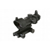 Airsoft - Acog kolimátor pohľad - čierny asg (Airsoft - Acog kolimátor pohľad - čierny asg)