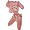 Detský komplet - Dieťa set onno baby 80 Pink 2 ks. (Sada kráľovnej je iba jedna tmavo ružová 80/86)