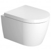 Duravit ME by Starck Závesné WC, Rimless, WonderGliss, biele 25300900001