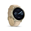 GARMIN VENU 4 Smart hodinky - 41mm, Beige Lunar Gold + Leather 010-03013-03