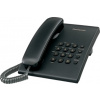 Panasonic KX-TS500FXB - jednolinkový telefón, čierny