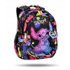 Školský batoh viackomorový Lilo a Stitch CoolPack čierny, viacfarebný 19 l