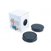 Magnety ARTA priemer 40mm, čierne (4ks v balení)