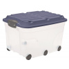 Rotho Roller 57L modrý plast s kolieskami 1766606211