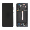 LCD displej + Dotyková plocha + Rám Samsung Galaxy S21 FE G990 Grey (Service Pack)