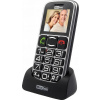 Mobilný telefón Maxcom MM462 čierny (Telefón pre seniorov Babička dedko Maxcom MM462 SOS tlačidlo Veľké klávesy)