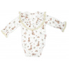 Body dlhý rukáv s čipkovým volánikom, Bunny, Nicol, krémové