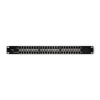 Qoltec Patch panel RACK| 48V | 24 portov | Pasívny PoE injektor | Čierny