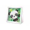 Wiky kreativita Kreatívny set obraz s kamienkami panda 17cm WKW050831