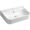 Isvea SISTEMA U keramické umývadlo 55x38 cm, biela 10PL53055