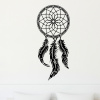 Veselá Stena Samolepka na stenu Lapač snov Farba: černá