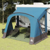Kempingový stan so strechou, modrý, 330 x 250 x 245 cm