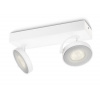 LED prisadené stropné svietidlo bodové Philips CLOCKWORK 53172/31/16 - biela
