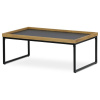Autronic, Konferenčný stolík 100x60 cm, MDF, sivá, dub, CT-611 OAK