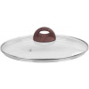 Pokrievka MagicHome Black Marble Line, sklenená, 28 cm