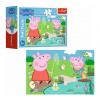 Mini puzzle prasiatko Peppa - pri vode