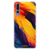 Odolné silikónové puzdro iSaprio - Orange Paint - Huawei P20 Pro