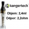 Kangertech CC/T2 clearomizer 2,4 ml 2,2 ohm - číry