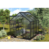 Skleník VITAVIA APOLLO 3800 PC 6 mm čierny LG4398 - Vitavia Garden - kg/m2 - zmluvné - 10 rokov na nerozbitnosť krupobitím - 15 rokov na vybrané vlastnosti AL konštrukcia - polykarbonát 6 mm - hliníko