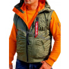 Alpha Industries vesta Hooded MA-1 Vest Sage Green Veľkosť: L, Farba: zelená