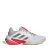 adidas Barricade 13 Tennis Shoes Womens White/Pink 7 (40.7)