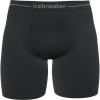 ICEBREAKER M Anatomica Long Boxers BLACK - S