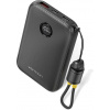 Vention FKAB0-C, 10000 mAh, 22,5 W, Čierna