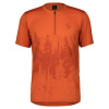 Pánsky cyklistický dres Scott Trail Flow Zip SS