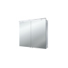 EMCO skrinka zrkadlová ASIS PURE 80x70x15,3cm 2-krídlová chróm/sklo-zrkadlo 979705082