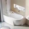 RAVAK ROSA 95 150 L ľavý panel čelný, výška 56cm, akrylát, CZ55100A00