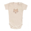 Mamatti Dojčenské body kr. rukáv, Baby Fox - béžová, veľ. 74 86 (12-18m)