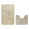2-dielna sada kúpeľňových koberčekov CLASSIC – krémová farba