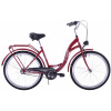 KOZBIKE Mestský bicykel K47 3 prevodový Bordový 26