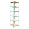 Meets-ecommerce UG Kovový regál 155x50x60, 4-6 políc Farba: Zelená, Počet polic: 6 políc