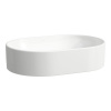 LAUFEN Savoy oválna umývadlová misa bez otvoru, bez prepadu, 550 x 380 mm, biela, H8129440001121