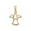 Zlatý prívesok anjel s gravírom