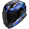 SCORPION prilba na motocykel EXO-GT SP AIR AUGUSTA (čierna/šedá/modrá), veľ. XL