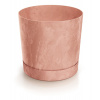 Kvetináč TUBO P BETON EFFECT 19,9 cm - farba: terakota (Prosperplast DPOP200E-R624)